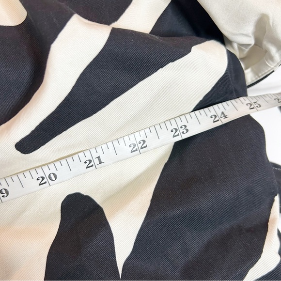 11 Honoré Demi Abstract Print Cotton Blend Trench Coat - Picture 14 of 15